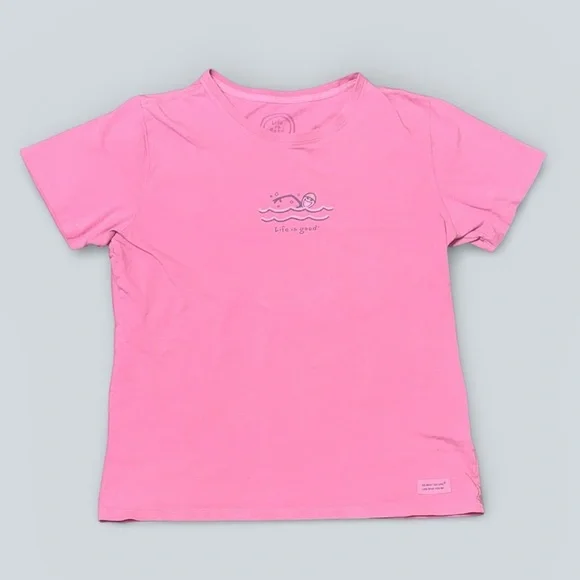 Life Is Good Pink Graphic Tee - Picture 1 of 5